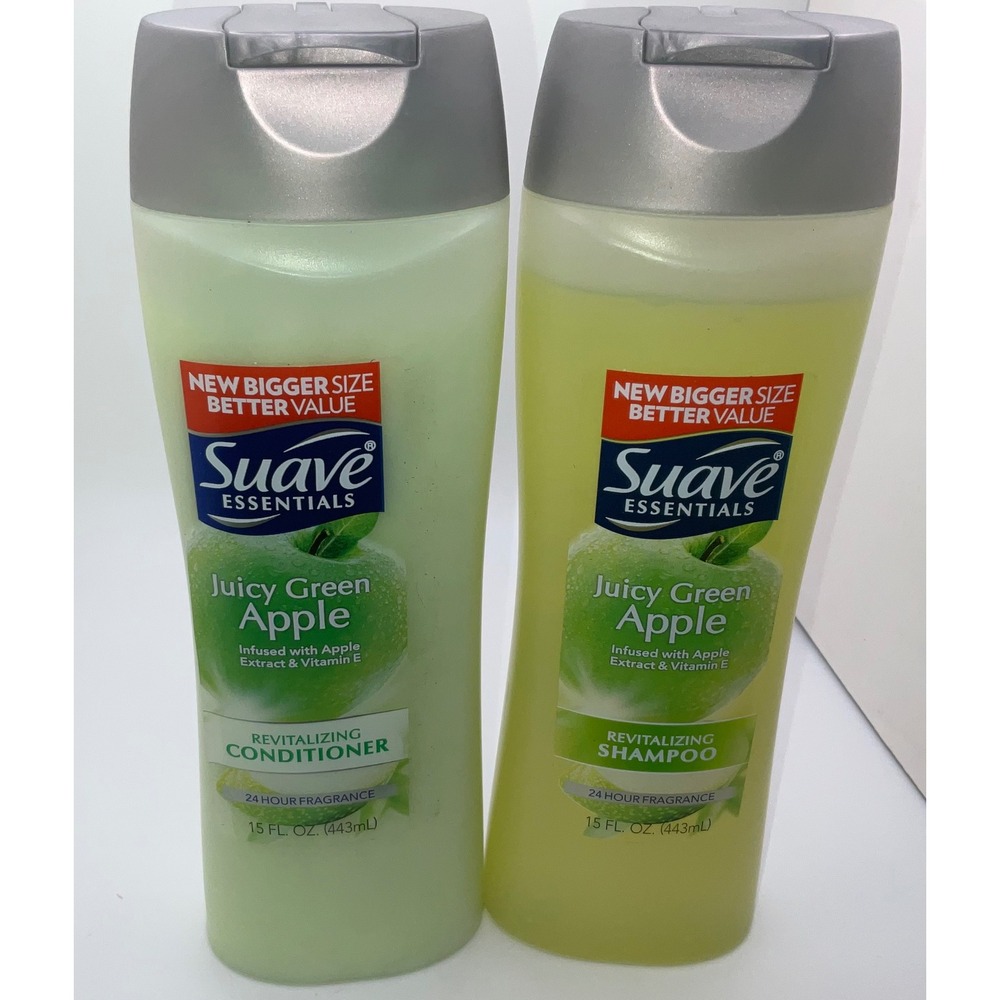 DISCONTINUED Suave  Juicy Green Apple Shampoo and Conditioner Set 15 oz 2 Pack